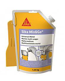 Sika Mix & Go 1,25 KG grau Artikelnummer E-SIKA+MIX&GO_01 Baustoffe & Leisten & Griffe 13.72 Euro  Shop FensterHAI.de