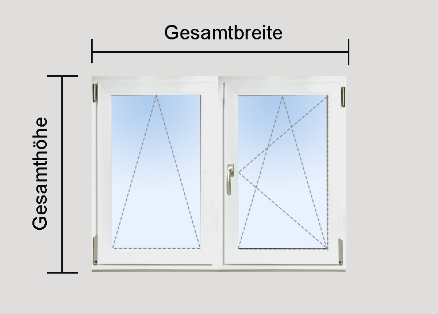 Fenster mit technischen Zeichnungen 
